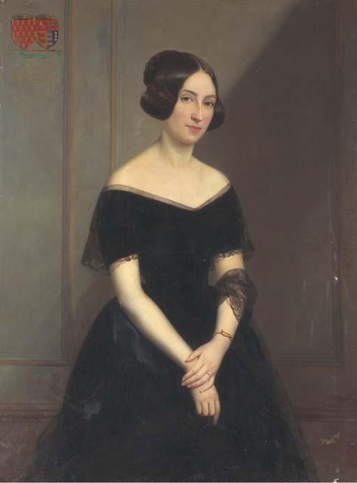 Claude-Marie Dubufe - Portrait de la Comtesse de Kergolay