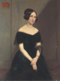 Claude-Marie Dubufe - Portrait de la Comtesse de Kergolay