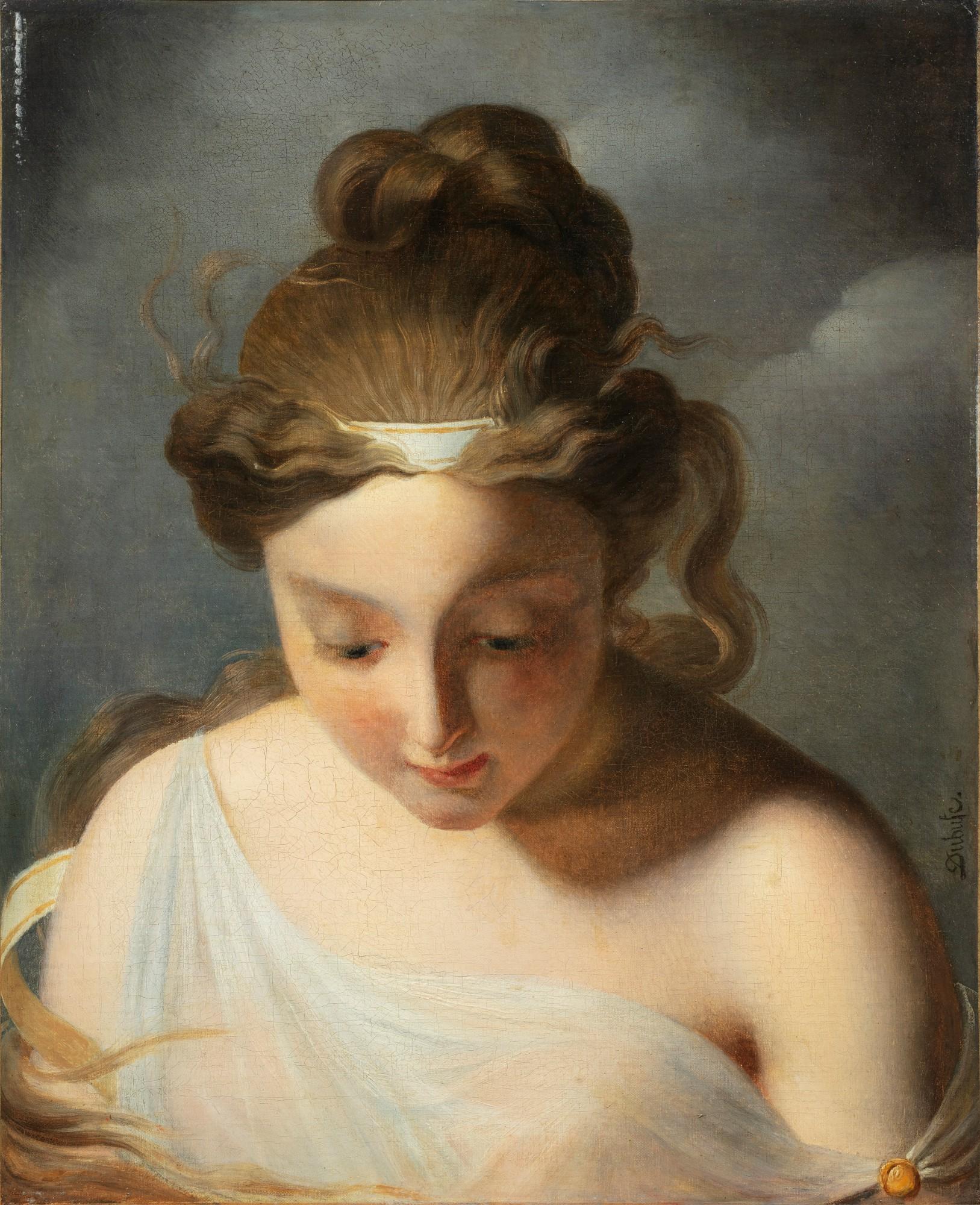 Claude-Marie Dubufe - Psyche bringing back the box of beauty to Venus