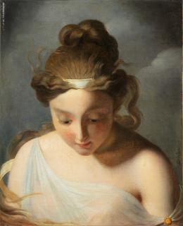 Claude-Marie Dubufe - Psyche bringing back the box of beauty to Venus