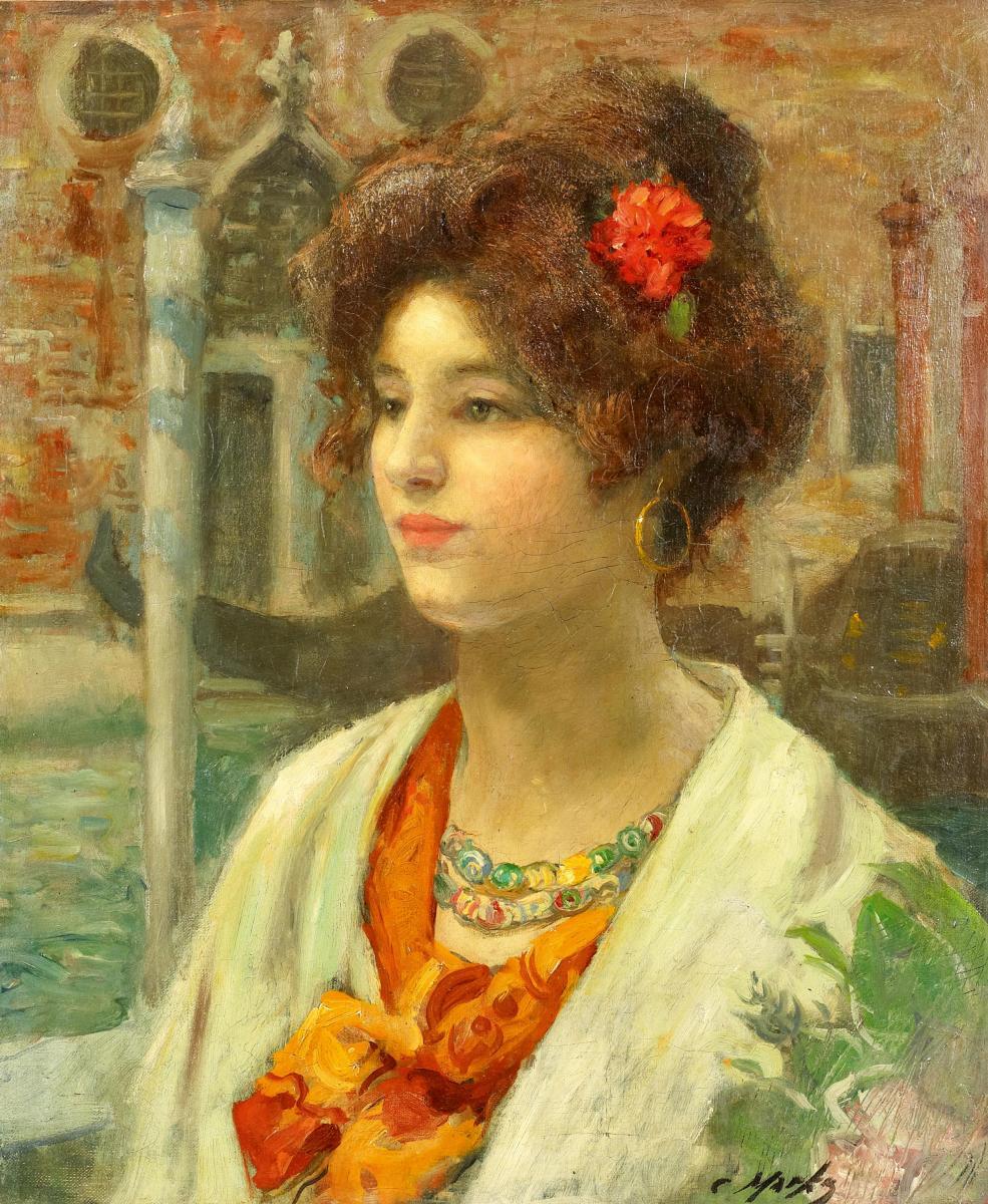 Claude Marks - Porträt einer Venezianerin