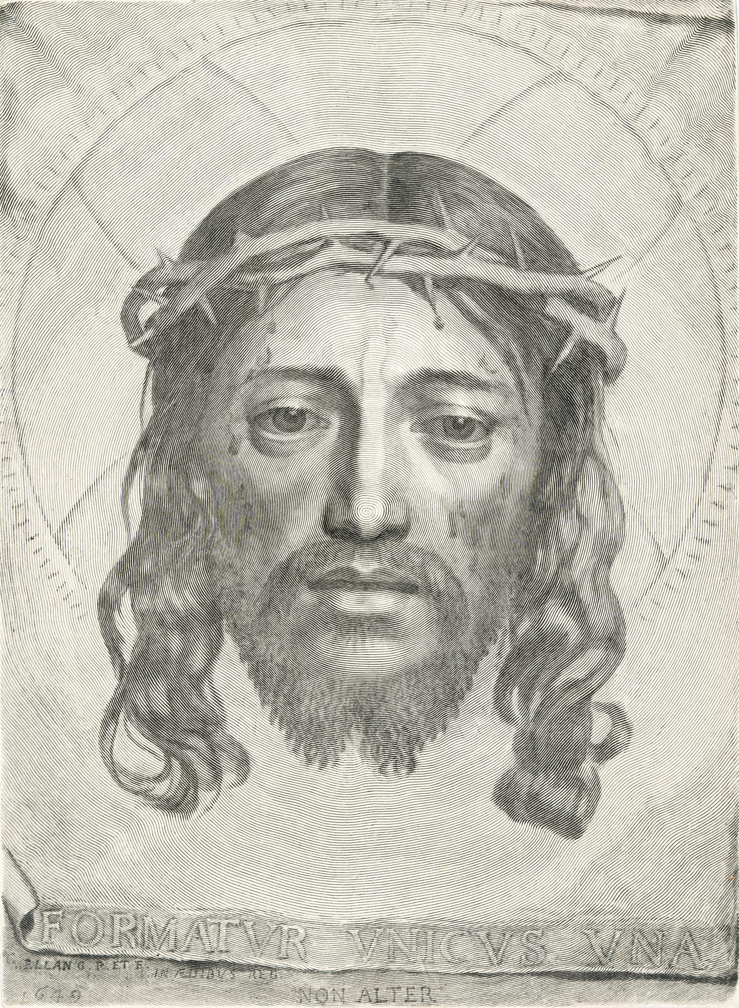 Claude Mellan - La Sainte Face – Das Schweißtuch der hl. Veronika