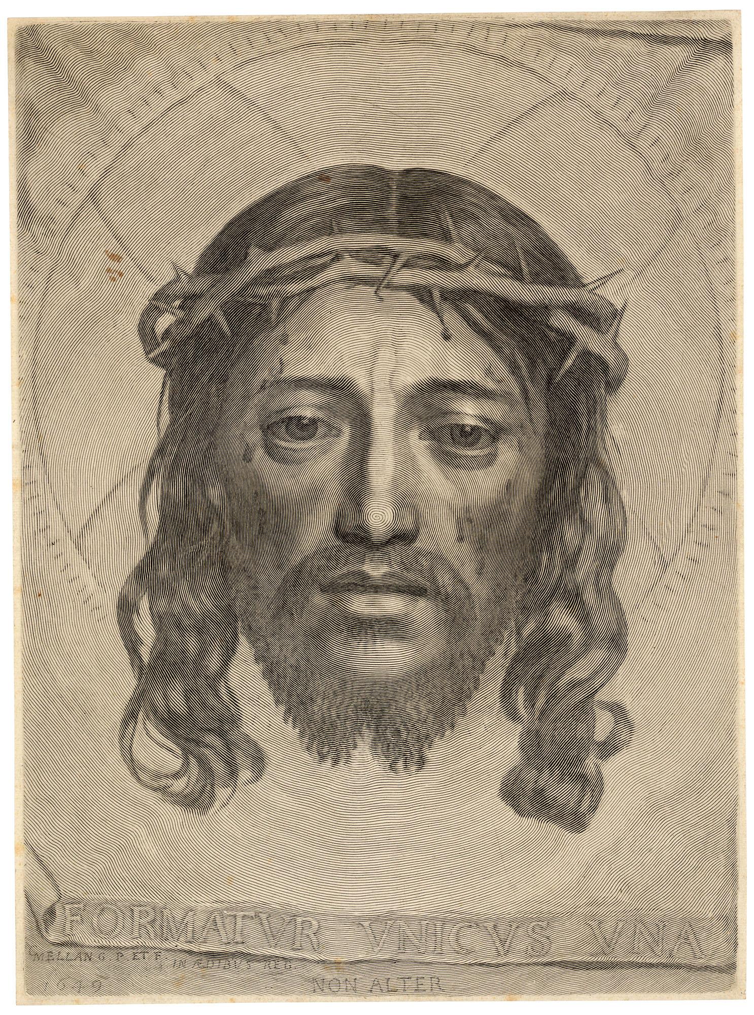 Claude Mellan - La Sainte Face, or: The Veil of Saint Veronica