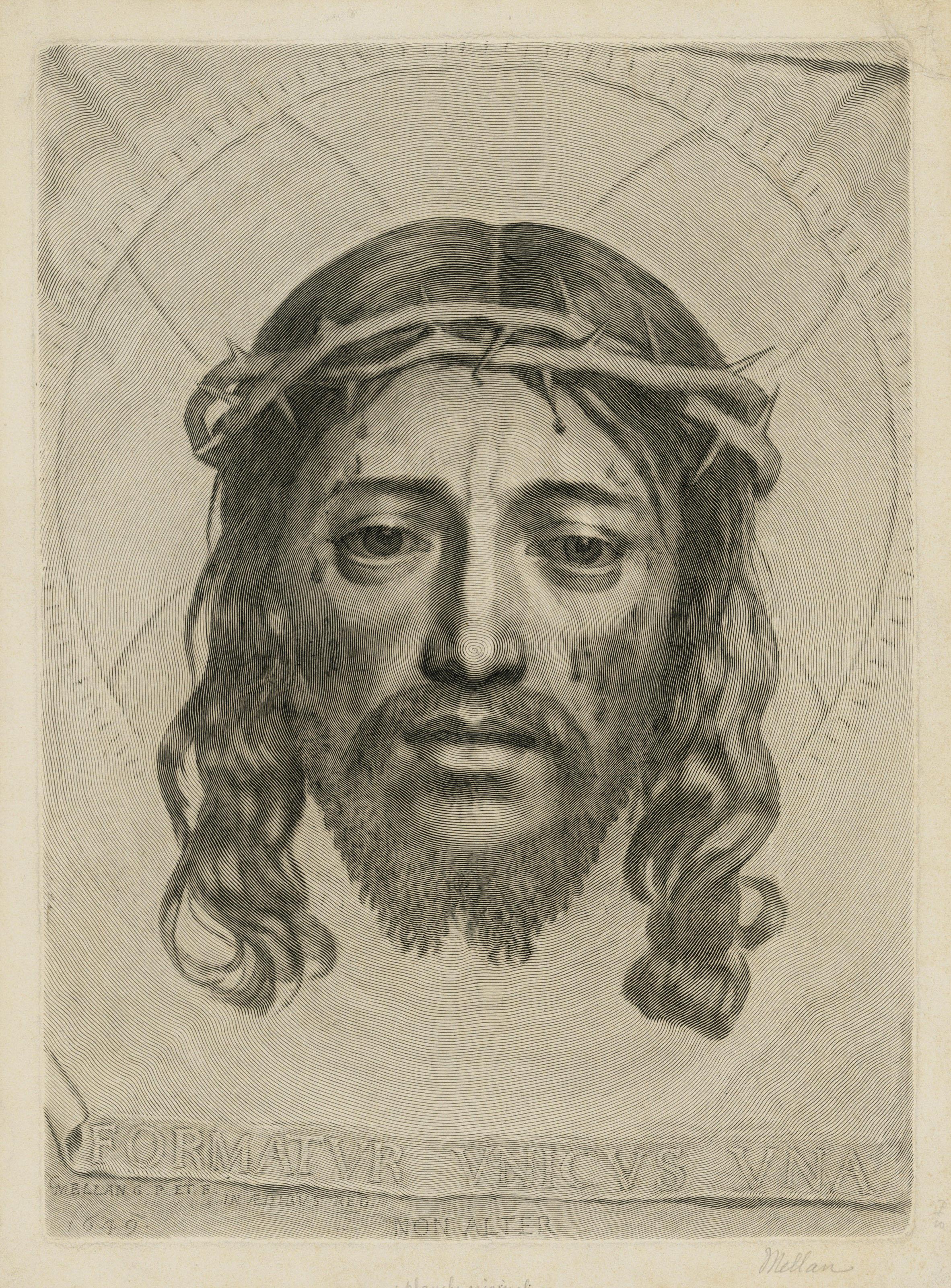 Claude Mellan - La Sainte Face (Veronica\'s Veil)