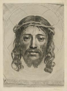 Claude Mellan - La Sainte Face (Veronica\'s Veil)