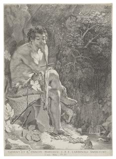 Claude Mellan - Saint John the Baptist in the Wilderness