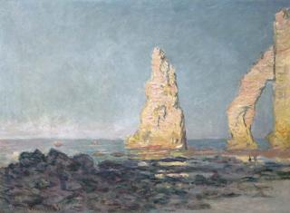 Claude Monet - Aiguille D\'Etretat, Marée Basse