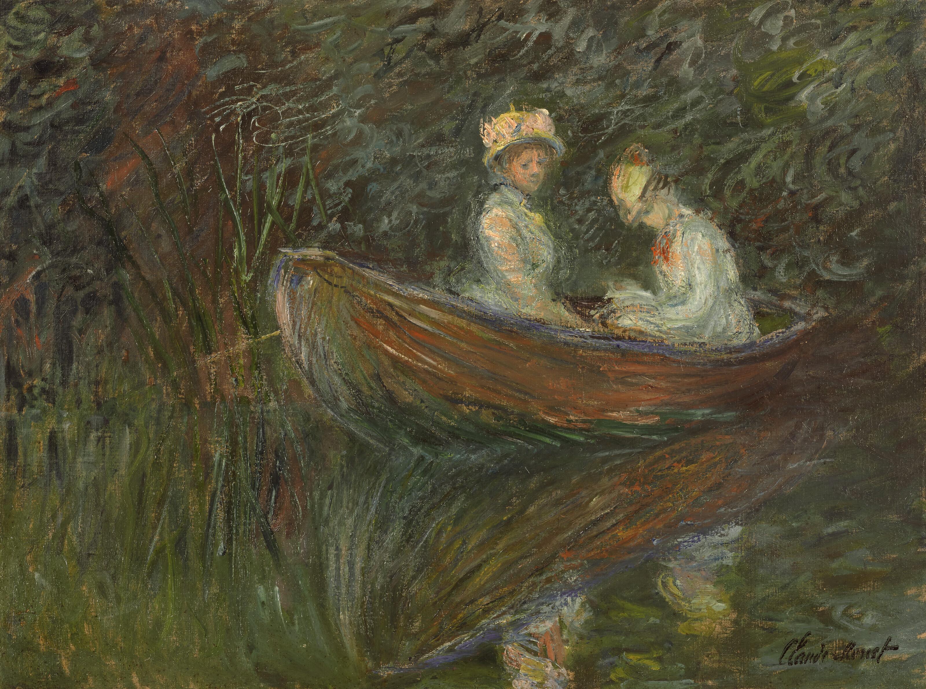 Claude Monet - Deux femmes en barque