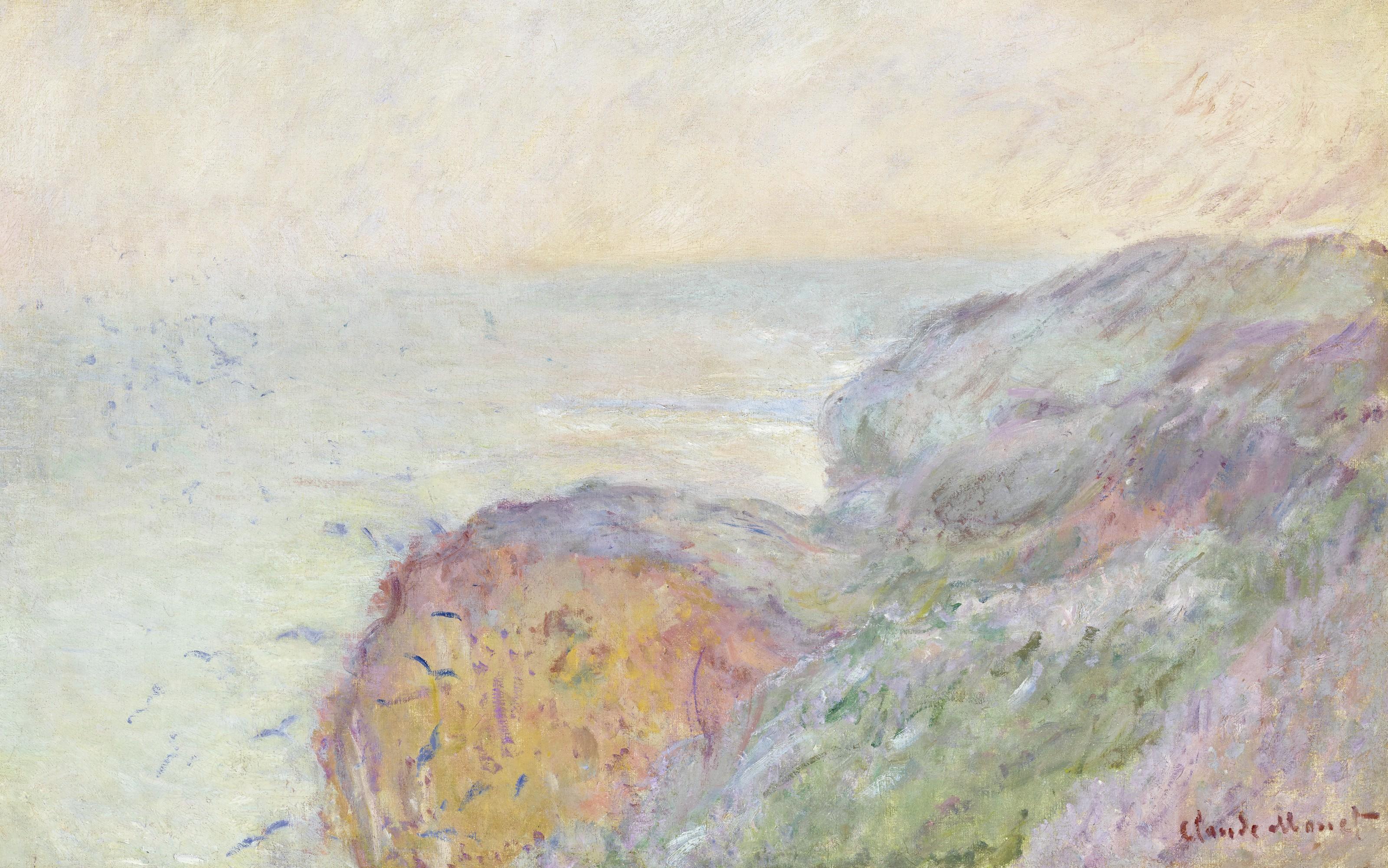 Claude Monet - Falaise près de Dieppe
