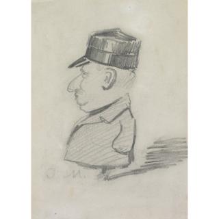 Claude Monet - Homme Coiffé D\'Une Casquette