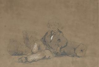 Claude Monet - Jeune Garçon Assis