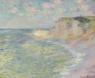 Claude Monet - La Falaise D\'Amont