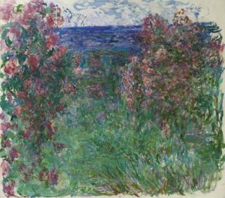 Claude Monet - La Maison Dans Les Roses