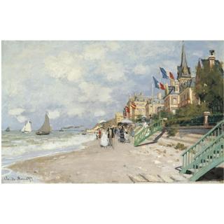 Claude Monet - La Plage À Trouville