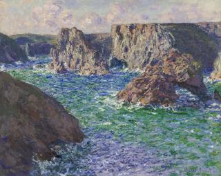 Claude Monet - La Roche Guibel, Port-Domois
