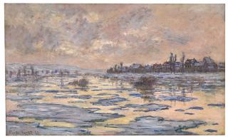 Claude Monet - La Seine À Lavacourt, Débâcle