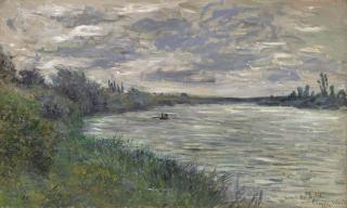 Claude Monet - La Seine Près De Vétheuil, Temps Orageux