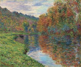 Claude Monet - Le bras de Jeufosse, automne