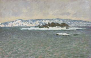 Claude Monet - Le Fjord de Christiania (Oslo)