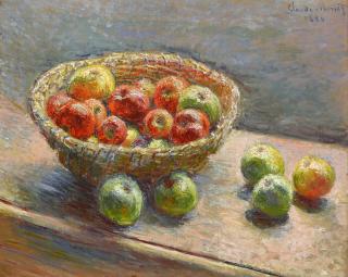 Claude Monet - Le panier de pommes