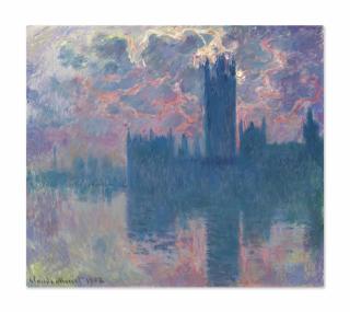 Claude Monet - Le Parlement, soleil couchant (The Houses of Parliament, at Sunset)