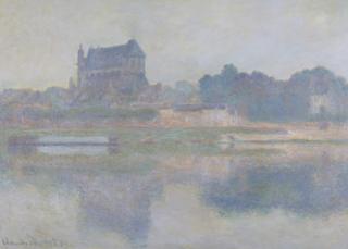 Claude Monet - L\'Église De Vernon, Temps Gris