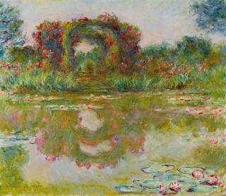Claude Monet - Les Arceaux De Roses, Giverny