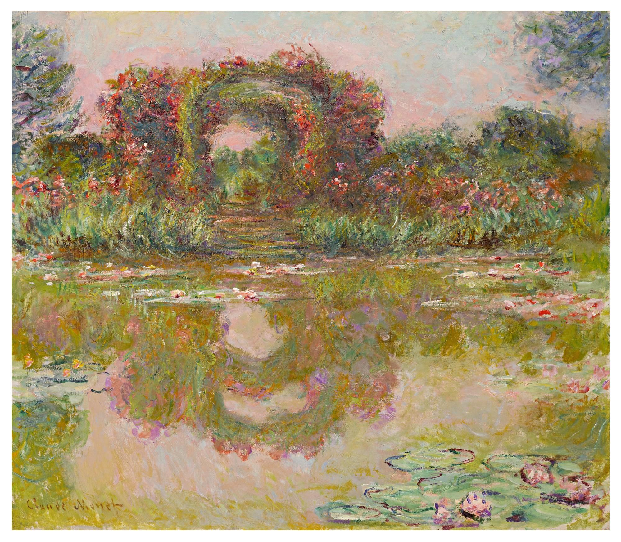 Claude Monet - Les Arceaux de roses, Giverny