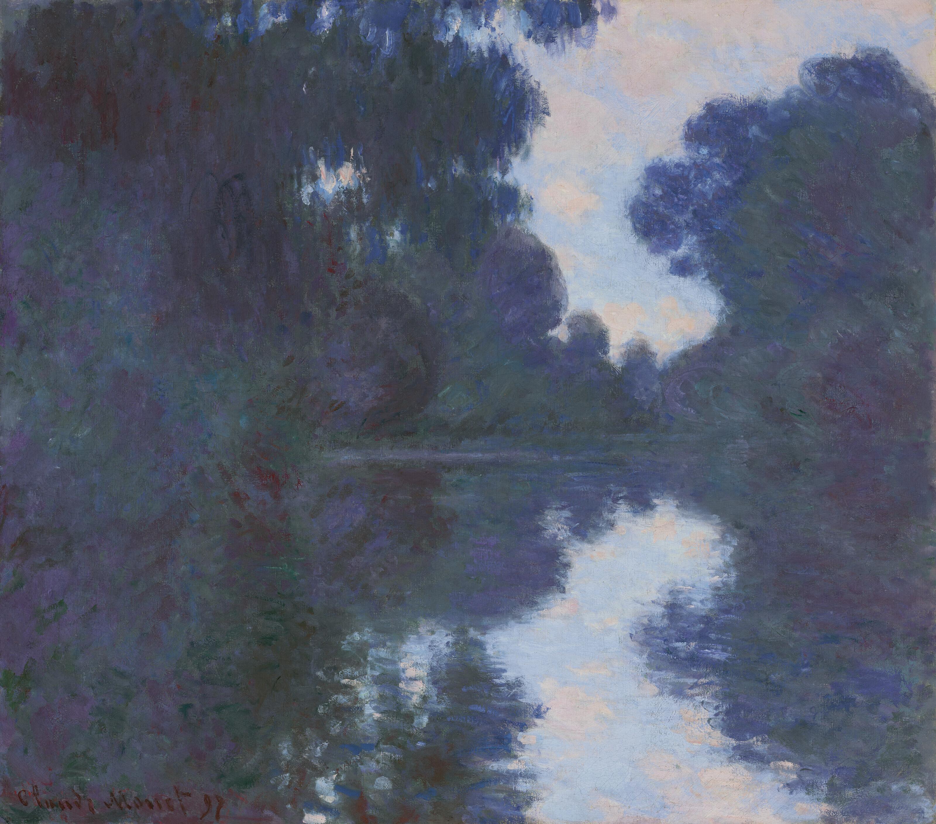 Claude Monet - Matinée sur la Seine, temps net
