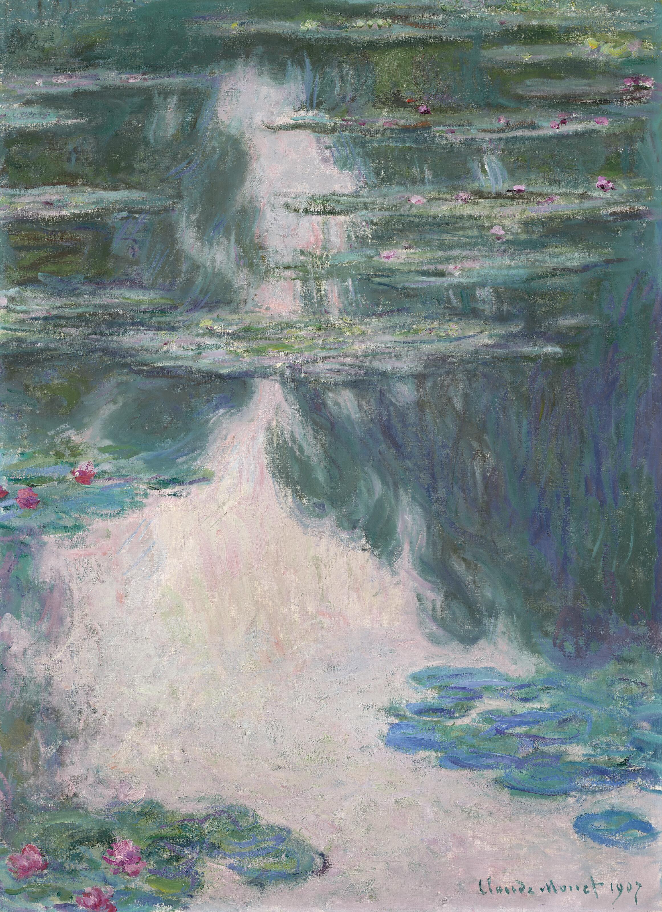 Claude Monet - Nymphéas, temps gris