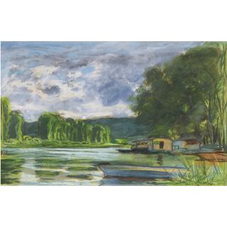 Claude Monet - Paysage, Bord De La Seine, Près De Jeufosse (Eure)