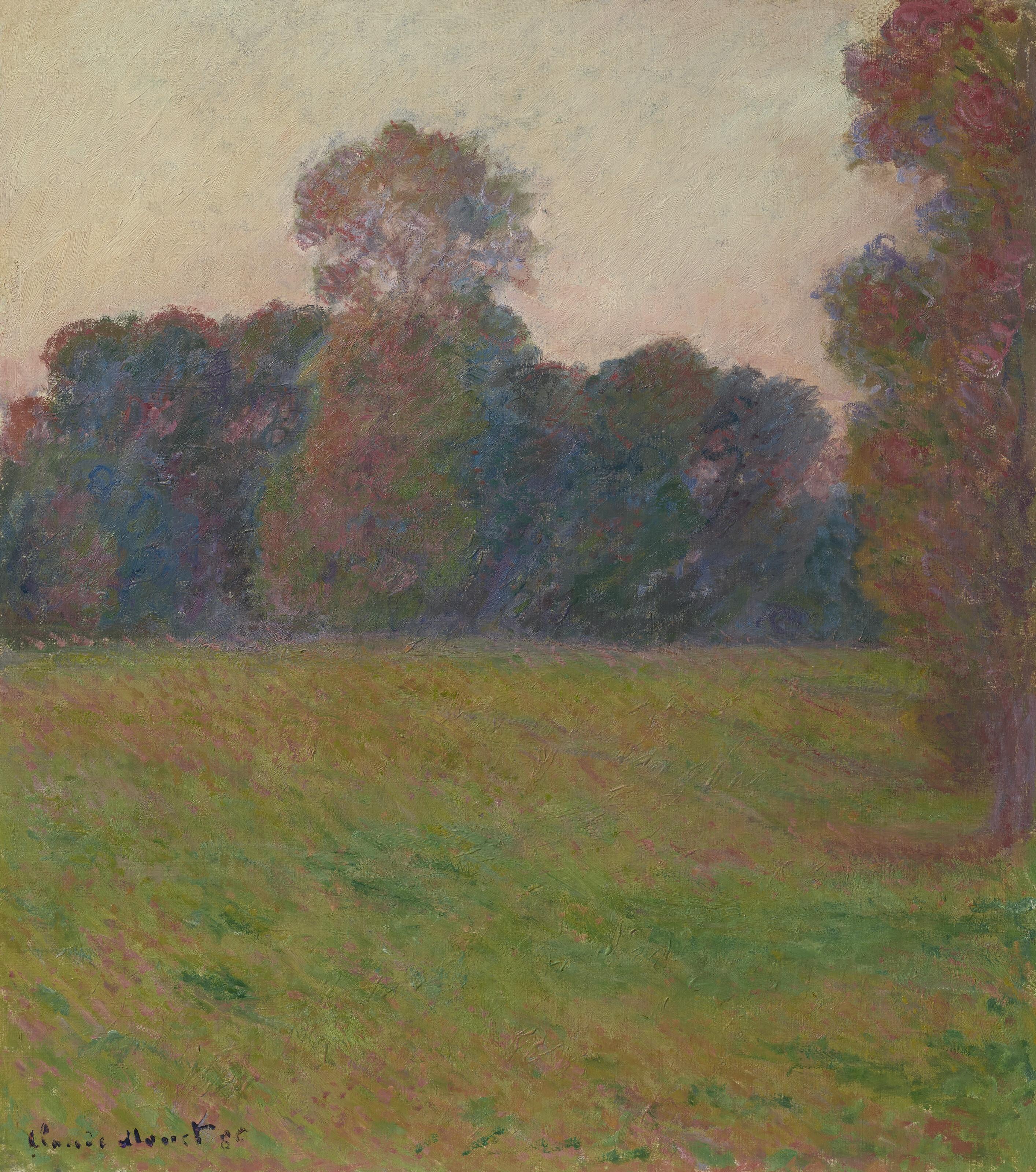 Claude Monet - Prairie à Giverny