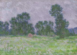 Claude Monet - Prairie fleurie à Giverny