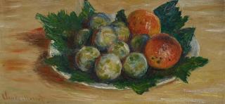 Claude Monet - Prunes et abricots