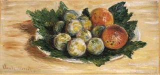 Claude Monet - Prunes Et Abricots