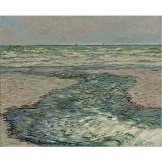 Claude Monet - Rivière De Pourville, Marée Basse
