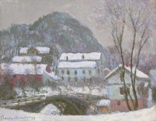 Claude Monet - Sandviken, Norvège, effet de neige
