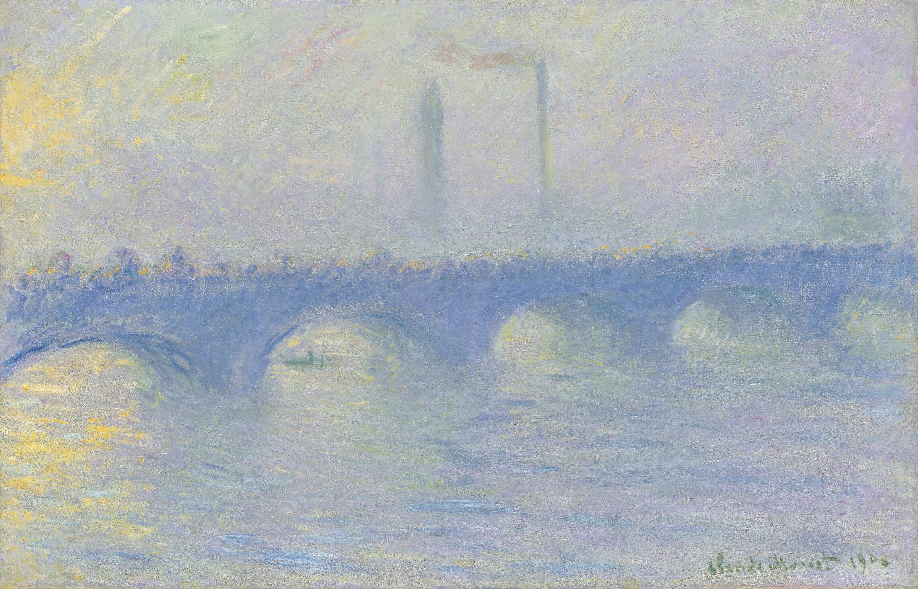 Claude Monet - Waterloo Bridge, effet de brume