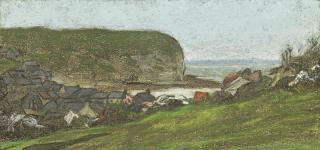 Claude Monet - Yport Et Falaise D\'Aval