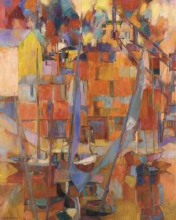 Claude Schurr - Le port de Nice