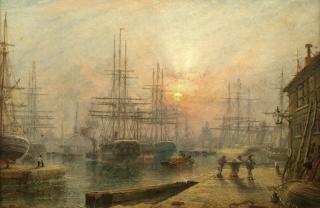 Claude T. Stanfield Moore - Looking towards Shadwell docks