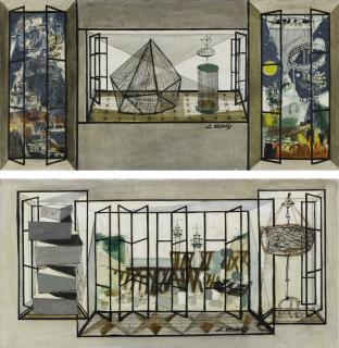 Claude Venard - La Mer; Trois Fenêtres Cosmiques: A Pair