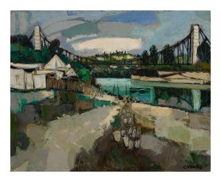 Claude Venard - Le Pont Suspendu