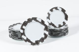 Claude Viallat - Ensemble 24 Assiettes