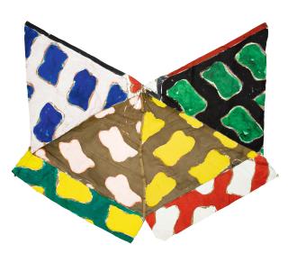 Claude Viallat - Untitled (Butterfly)