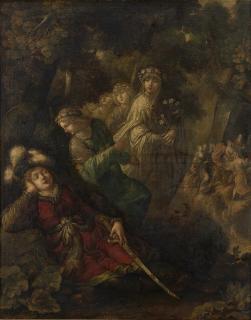 Claude Vignon - Le songe du chevalier