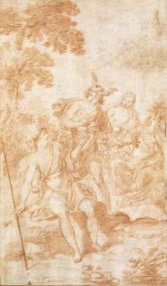 Claude Vignon - Paris Receiving The Golden Apple