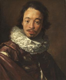Claude Vignon - Portrait of a young man, bust-length, in a ruff, possibly a portrait of the artist