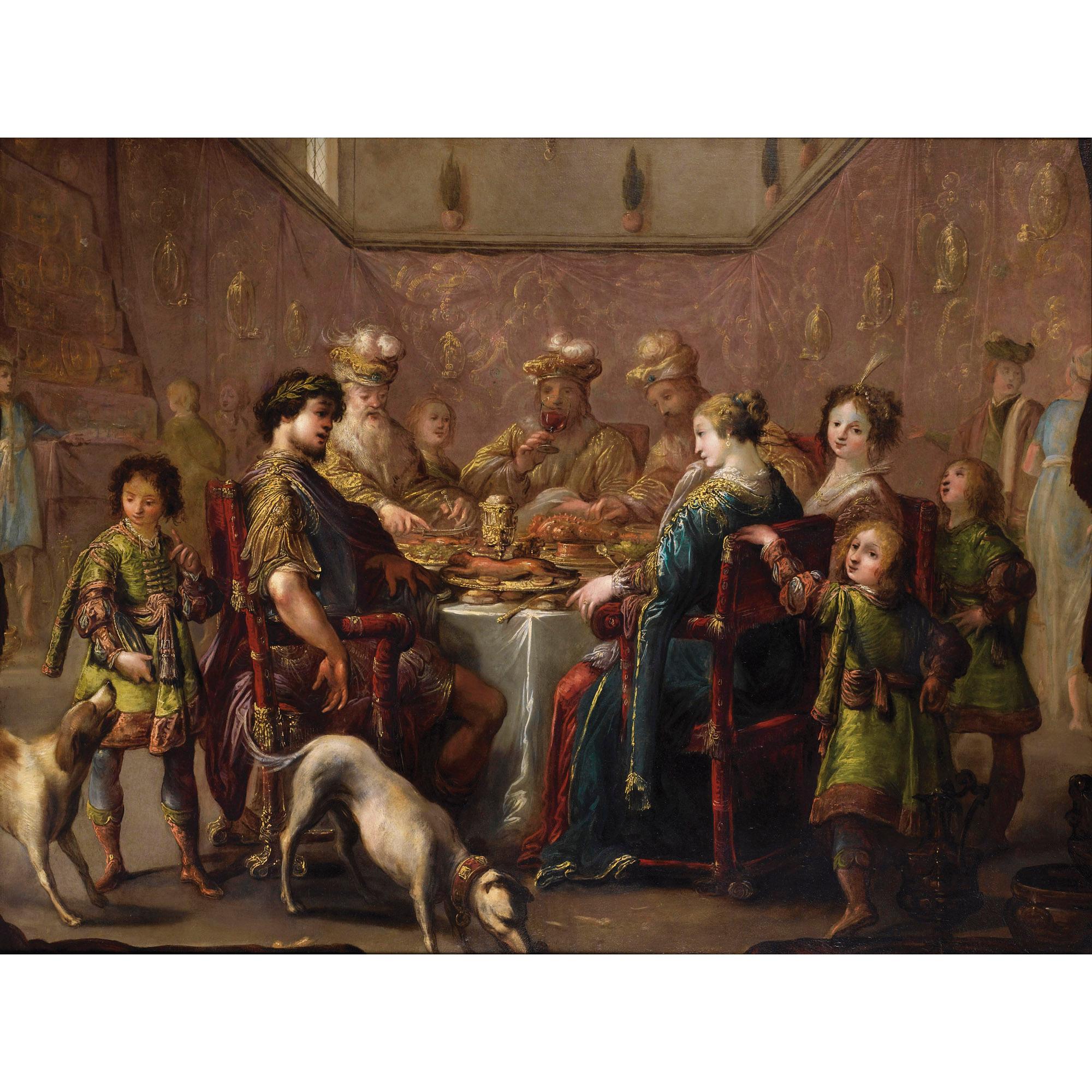 Claude Vignon - Scène De Banquet