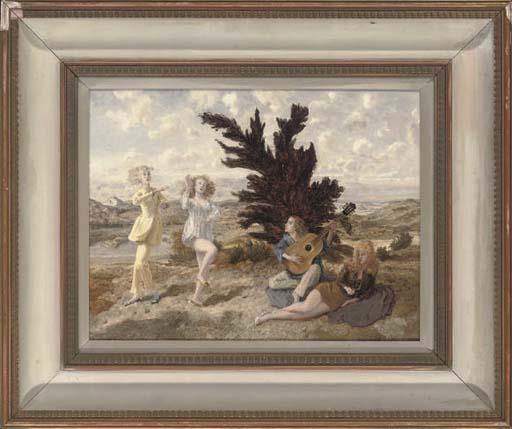 Claude William Harrison, R.P., A.R.C.A. - Autumn dollies